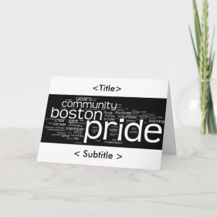 Carte Word Cloud Greeting