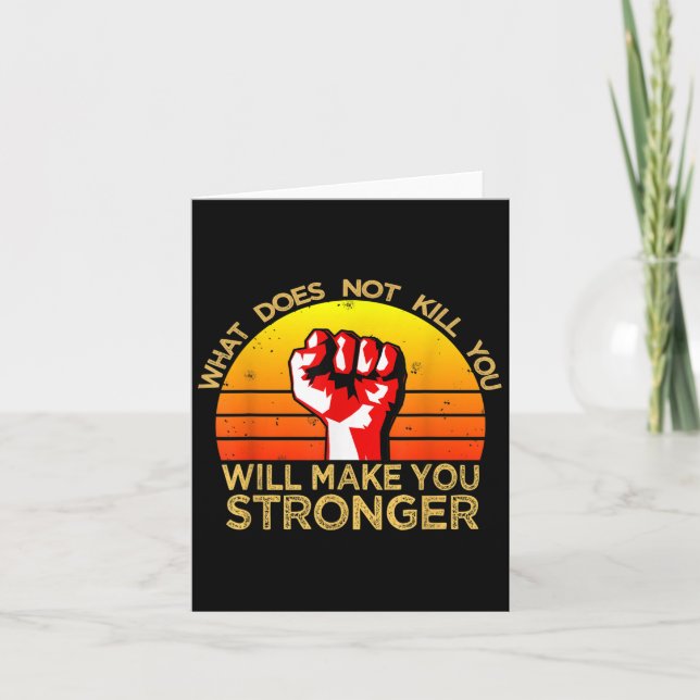 Carte Workout Insration Motivational Saying Men Women  (Devant)