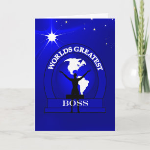 Carte World Greatest Boss Award Salutation