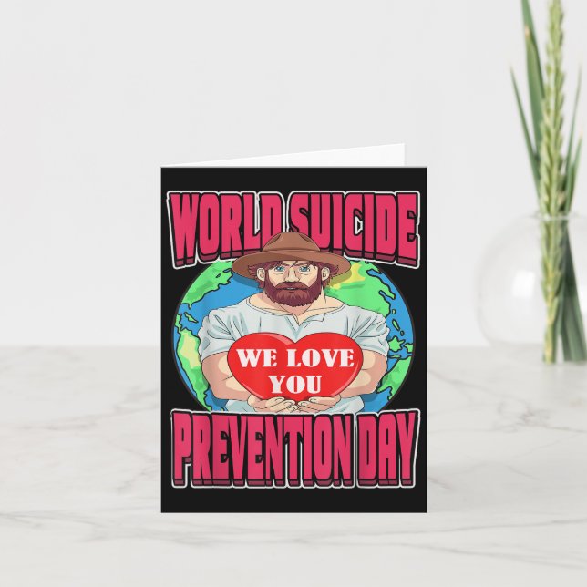 Carte World Suicide Prevention Day Motivational Dad Sept (Devant)