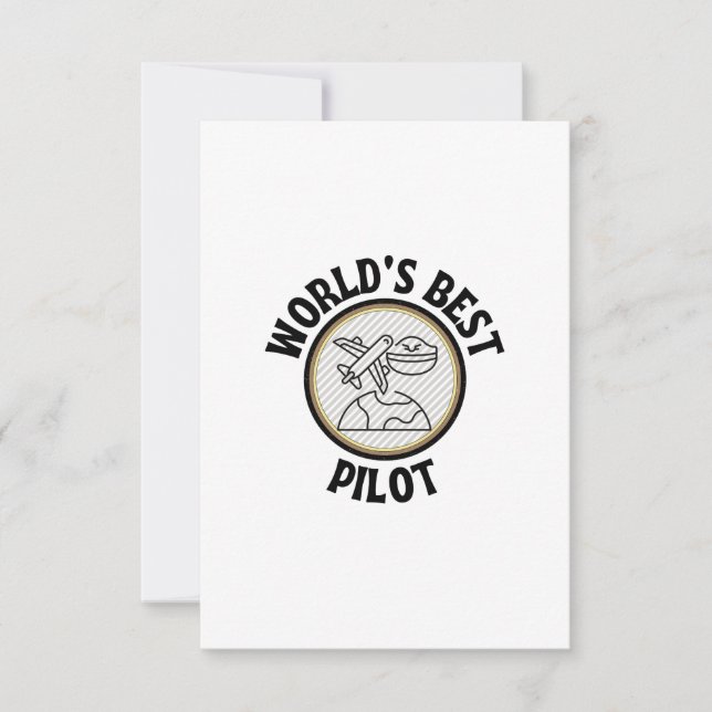 Carte Worlds best pilote (Devant)