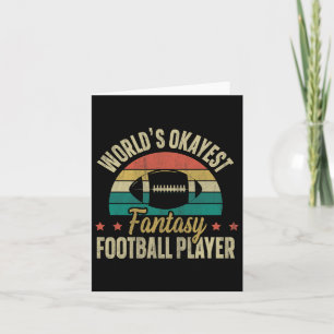 Carte Worlds Okayest Imaginaire Football joueur Imaginai