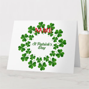 Carte Wreath de la Saint Patrick Thunder_Cove