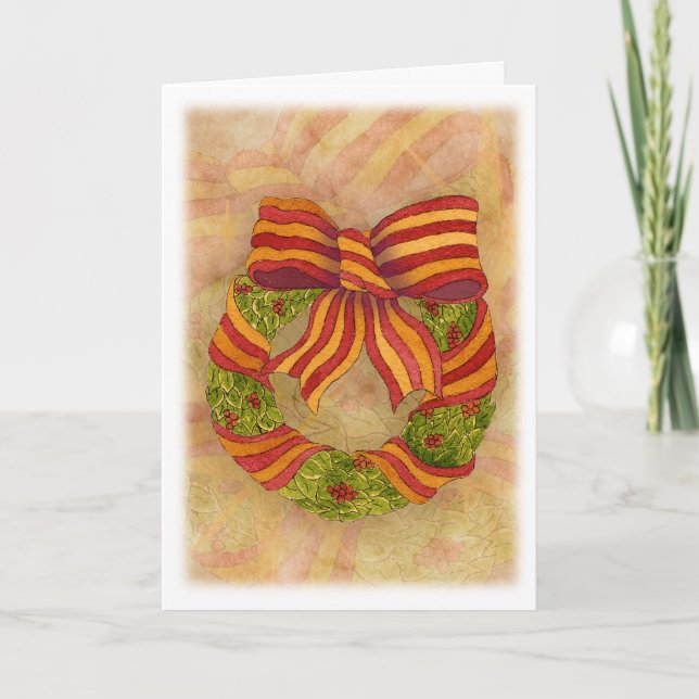 Carte Wreath Holiday (Devant)