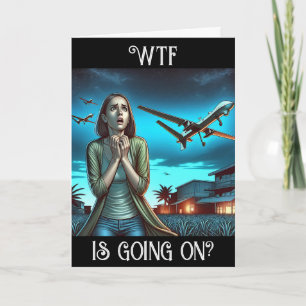 Carte WTF est en cours ? Amabilité drôle de drone