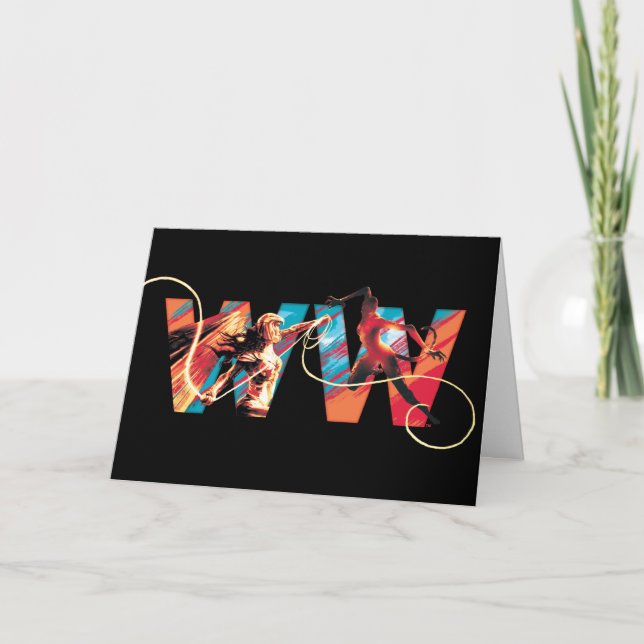 Carte WW84 | Wonder Woman Vs. Le Logo De Cheetah WW (Devant)