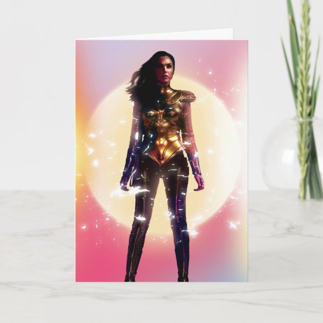 Carte WW84 | Wonoman Gold Armor Lo Fi Sparks Photo (Devant)