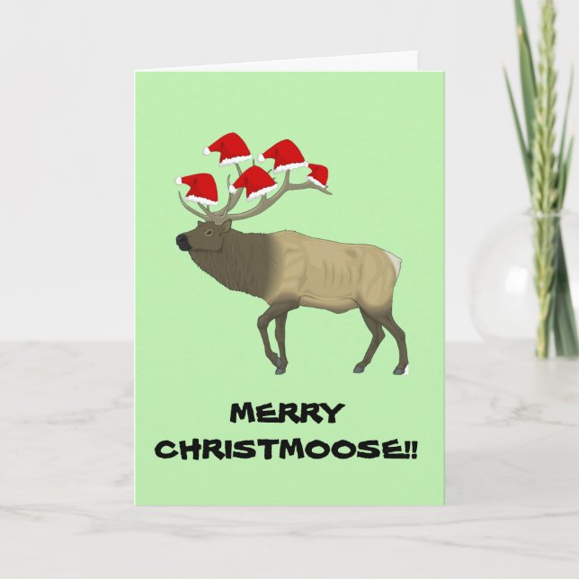 Carte Xmas 'Joyeux Noël' personnalisable (Devant)