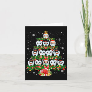 Carte Xmas Lights Dents Docteur Dentist Dents Dents Dent