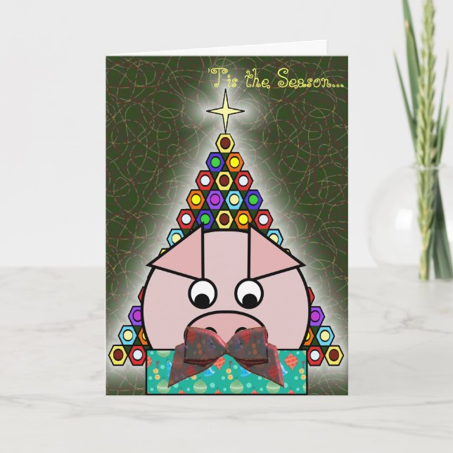 Carte Xmas Pig Out (Devant)