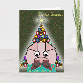 Carte Xmas Pig Out