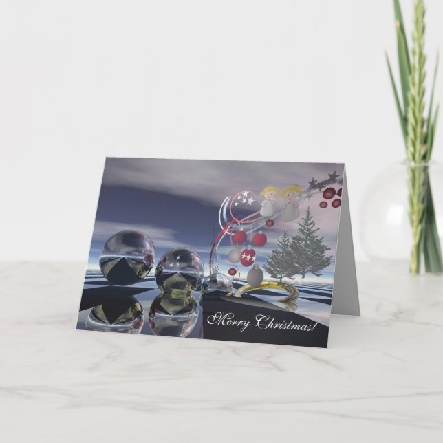 Carte Xmas surréaliste (Devant)