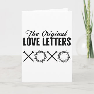 Carte Xoxo Les Lettres D'amour Originales Jésus Christia