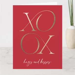 Carte XOXO Valentine's Day Card