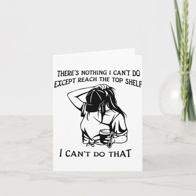 Carte Y'a Rien Que Je Ne Puisse Faire Sauf Atteindre Le  (Devant)