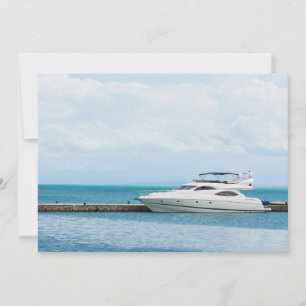 Carte Yacht à l'amarrage