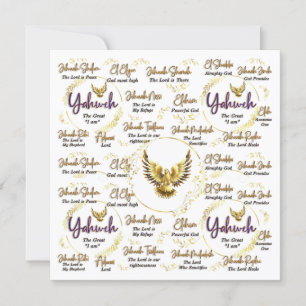 Carte Yahweh Passover Card