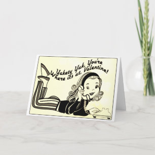 Carte Yakety Yak Vintage Valentine's