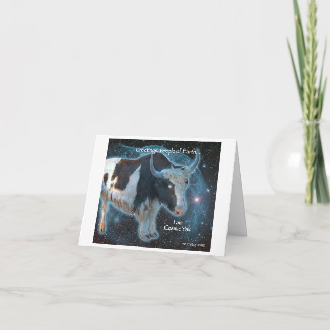Carte Yaks cosmiques (Devant)