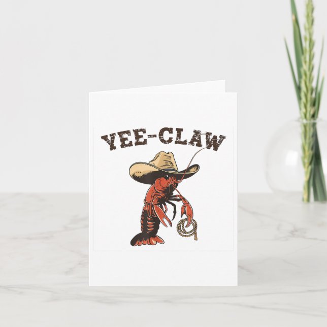 Carte Yee Claw Crawfish Cajun Seafood Festival (Devant)