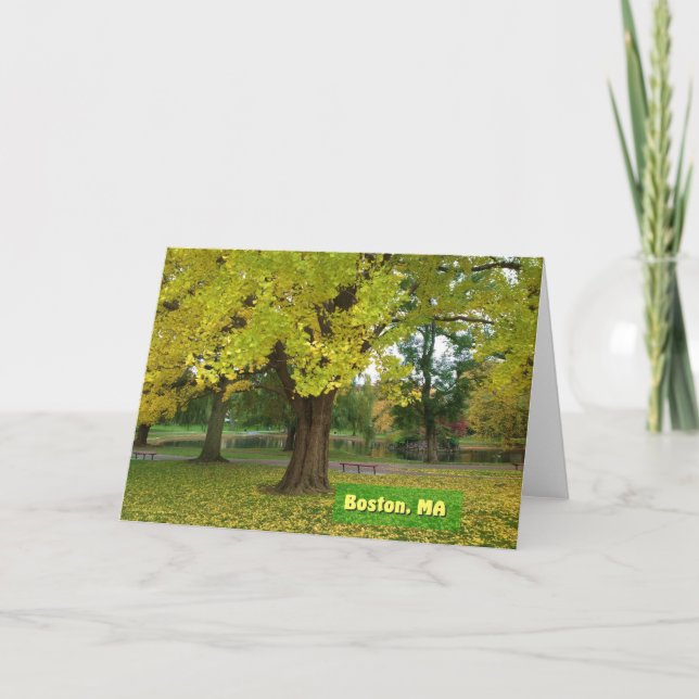 Carte Yellow Gingko (Devant)