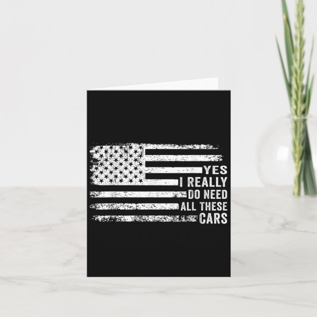 Carte Yes I Really Do Need All These Funny Garage Mechan (Devant)