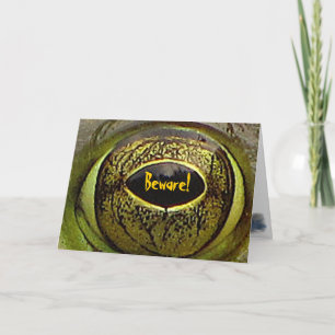 Carte Yeux d'Halloween