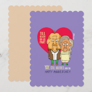 Carte Yey, marié toujours - bande dessinée de couples