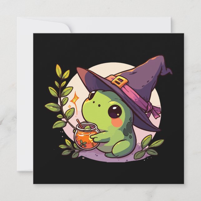 Carte Yoga de hamster automnal kawaii (Devant)
