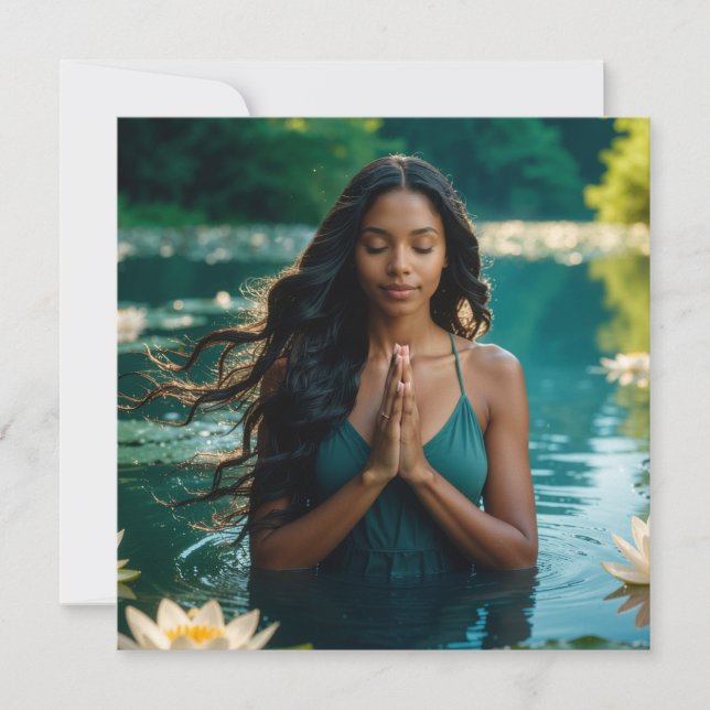 CARTE YOGA - MEDITATION - CARPE DIEM - WELLNESS (Devant)