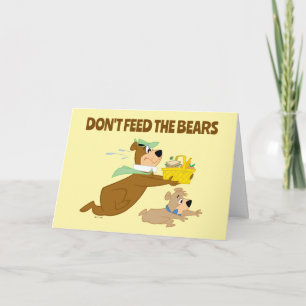 Carte Yogi Bear et Boo-Boo Pique-nique Panique