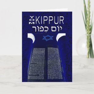 Carte Yom Kippour