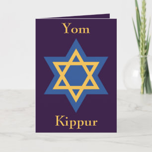 Carte Yom Kippour
