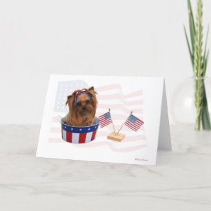 Carte Yorkie 4 juillet