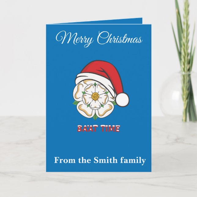 Carte Yorkshire Christmas Baat Time (Devant)