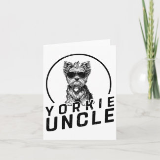 Carte Yorkshire Terrier Uncle Cadeaux Drôle Propriétaire