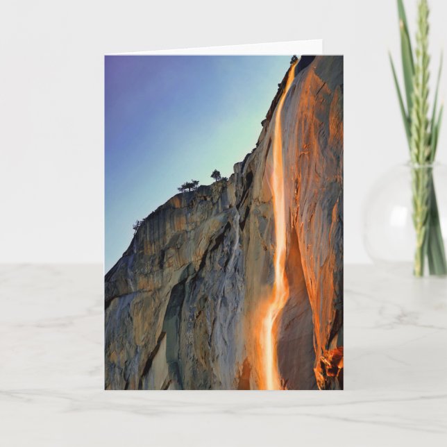 Carte Yosemite Firefall (Devant)