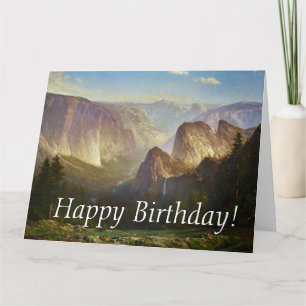 Carte Yosemite National Park Domes Big Birthday Card