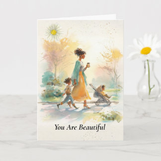 Carte You Are Beautiful African American Mother's Day