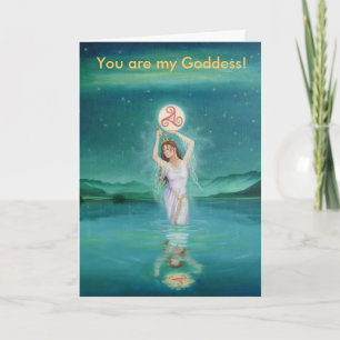 Carte You are my Goddess !