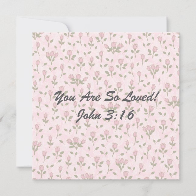 Carte You are So Loved Flat Card (Devant)