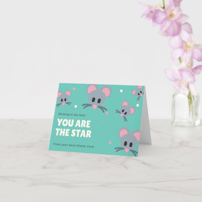 Carte You Are The Star Of The Show  (Orchidée)