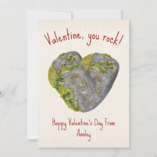 Carte You Rock Heart Kids Classroom Valentine