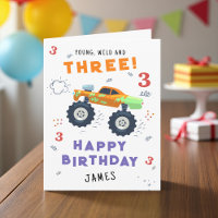 Young Wild Et Trois 3E Voiture Monster Enfants Ann