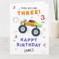 Young Wild Et Trois 3E Voiture Monster Enfants Ann