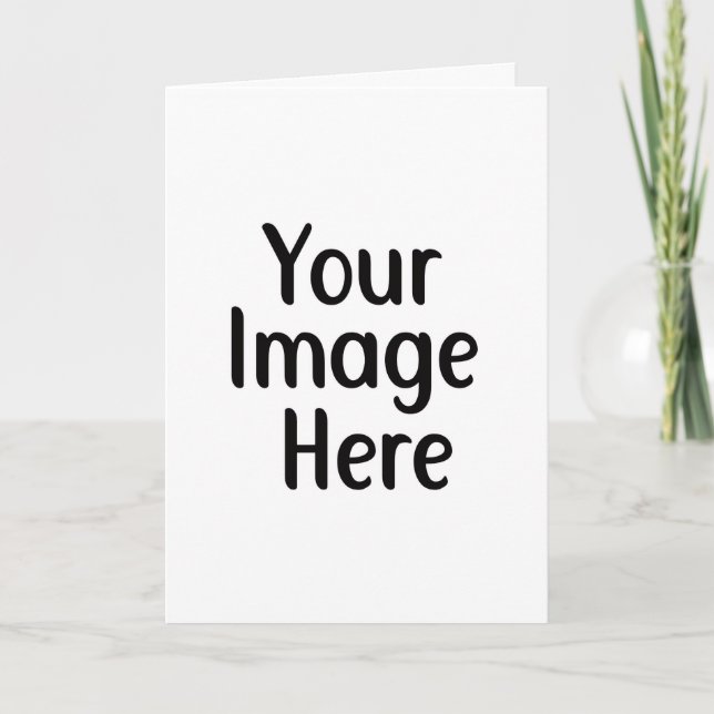 Carte Your Design Here Personalized (Devant)