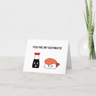 Carte You're my soymate suziethesushi