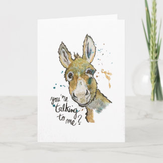 Carte You're talking to me ?