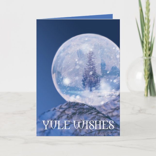 Carte Yule Crystal Winter (Devant)