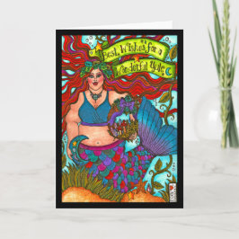 Carte Yule Mermaid